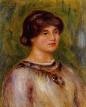 Pierre Auguste Renoir : Portrait of Marie Lestringuez